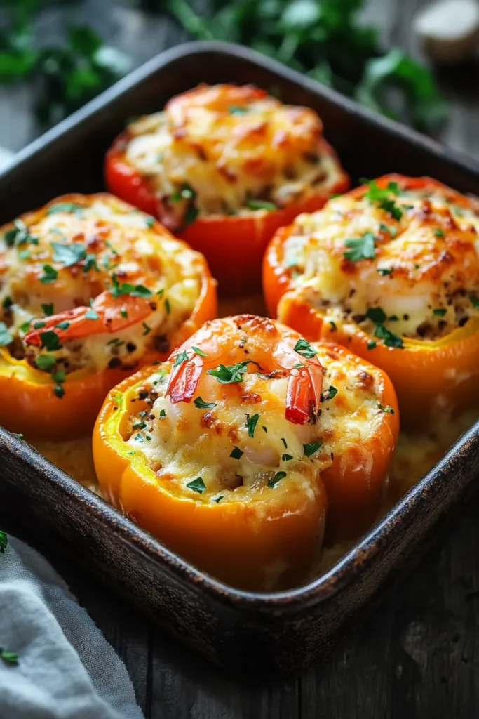 Seafood Stuffed Peppers