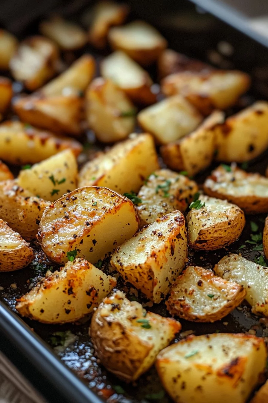 Oven Roasted Parmesan Potatoes