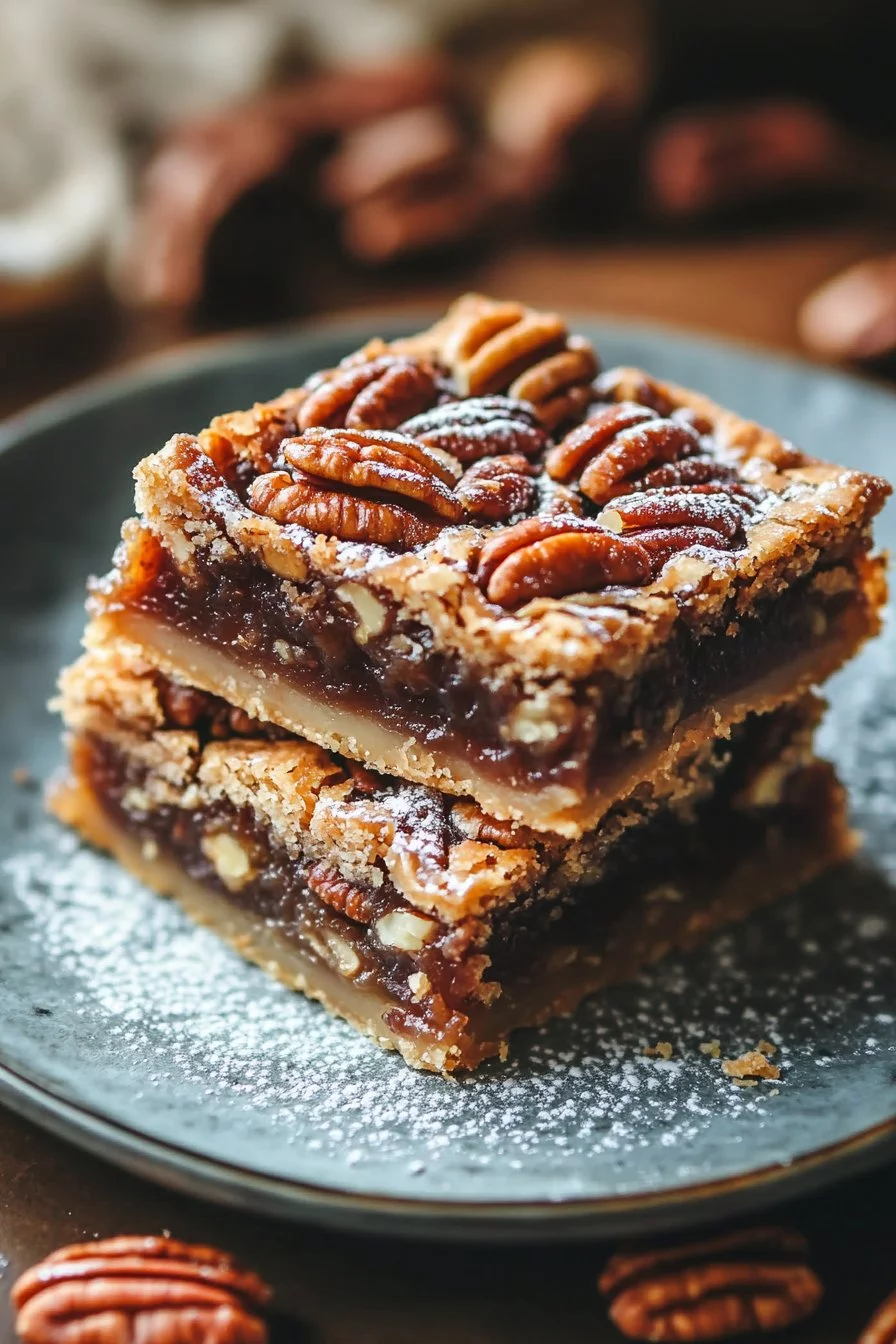 Easy Lazy Girl Pecan Pie Bars