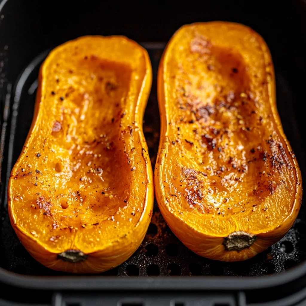 Air Fryer Butternut Squash Halves