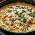 Alfredo Lasagna Soup