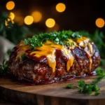 BBQ Cheddar Meatloaf