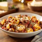 Beefy Tortellini Bake