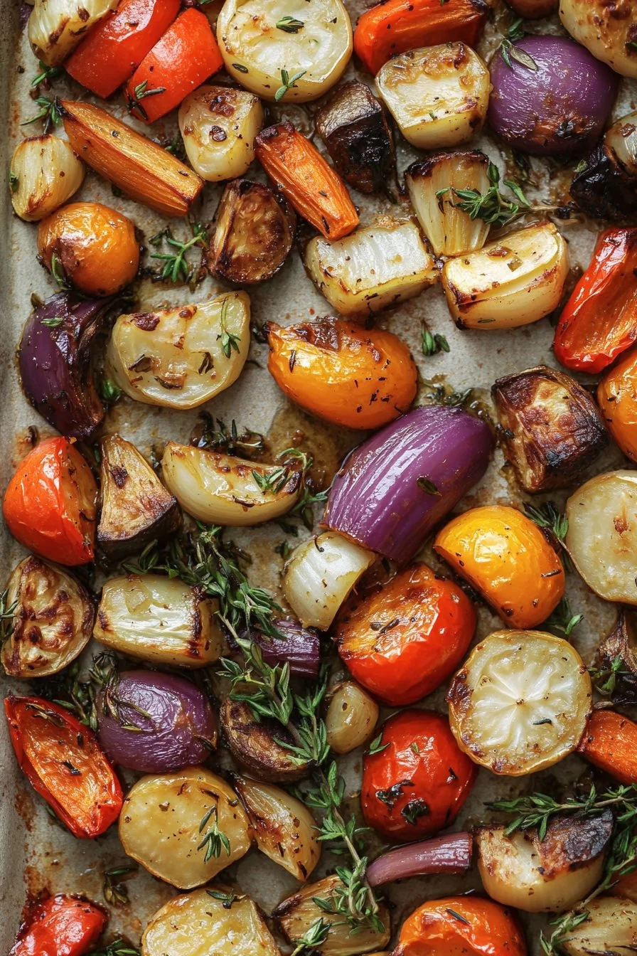 Honey Balsamic Roasted Vegetables
