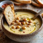 Garlic Chickpea Soup