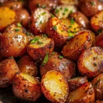 Garlic Herb Parmesan Roasted Red Potatoes