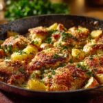 Garlic Parmesan Chicken and Potatoes
