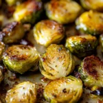 Garlic Roasted Brussels Sprouts