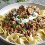 Ground Venison Stroganoff Recipe