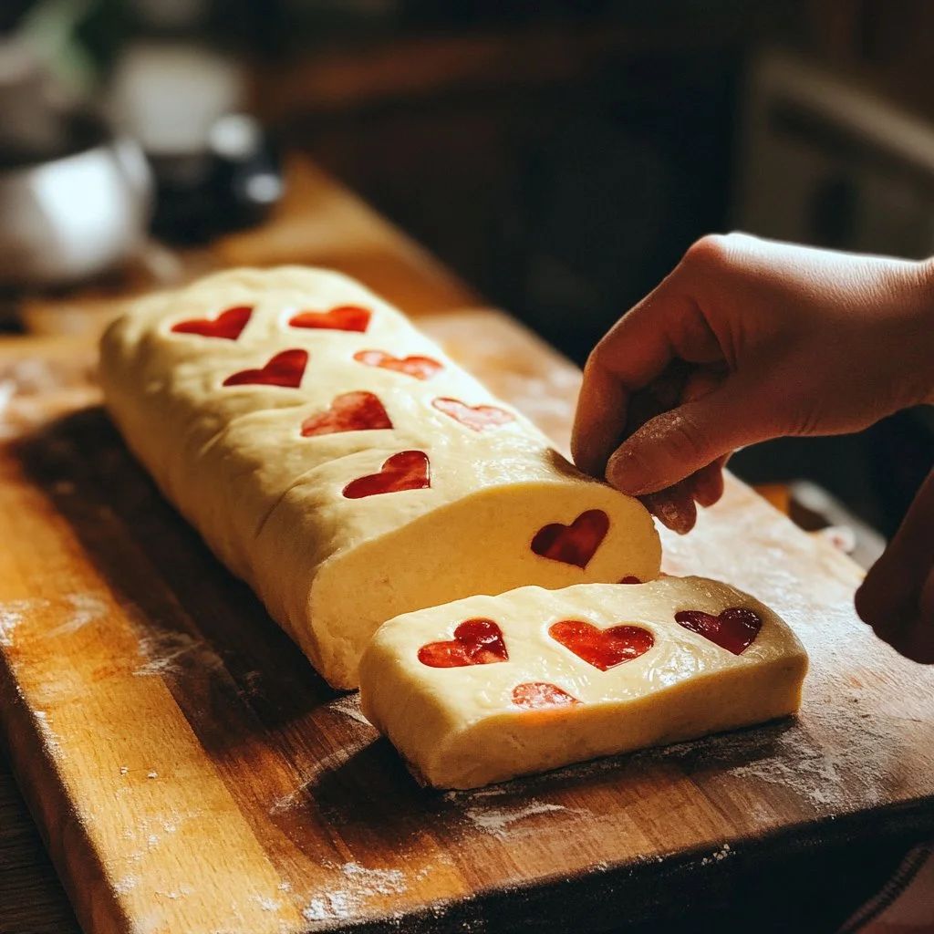 Heart Slice and Bake Cookies