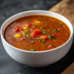 High Protein Stuffed Pepper Soup