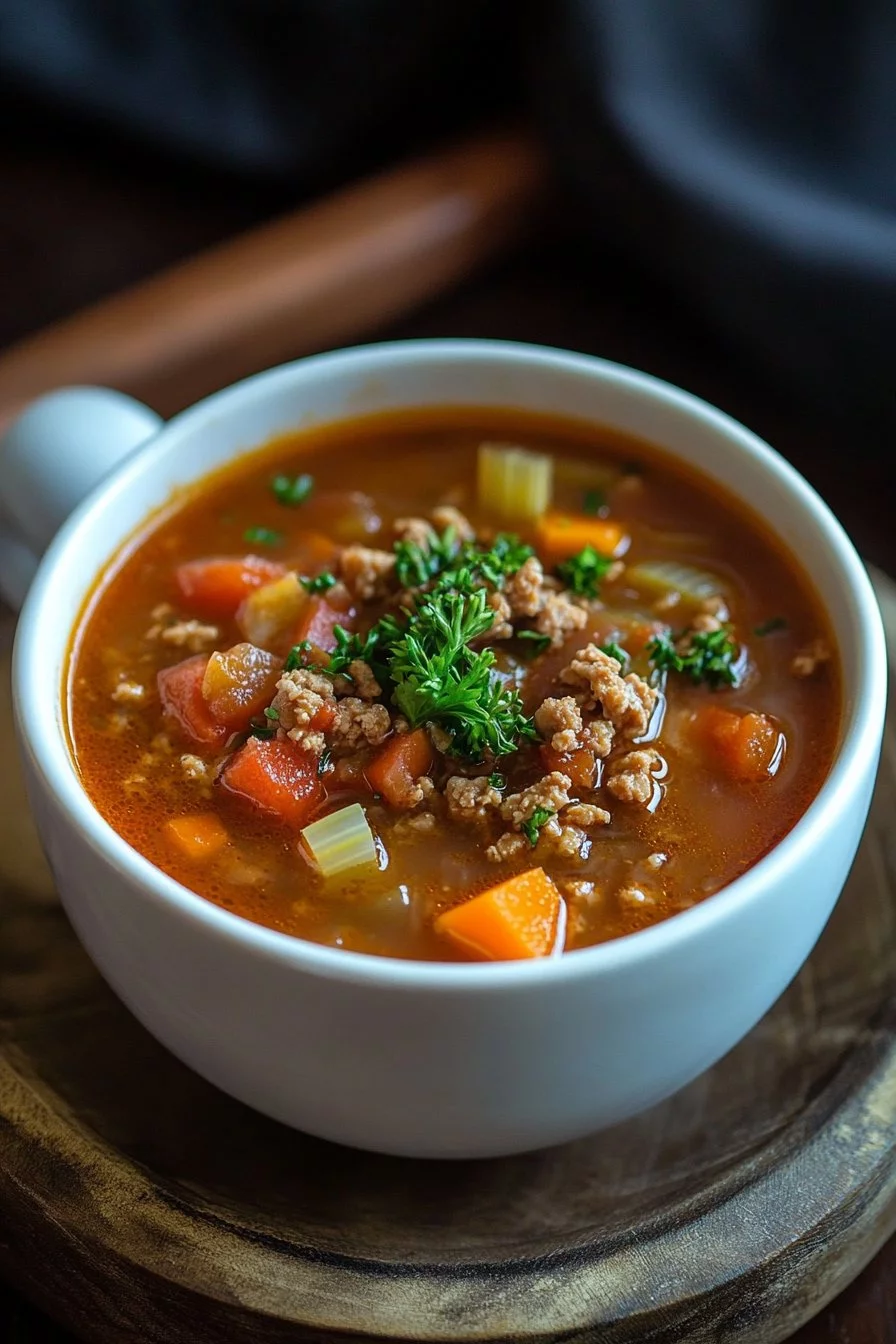 Hearty Ground Turkey Soup: A Hug in a Bowl