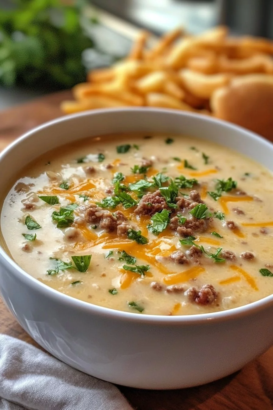 Cheeseburger Soup