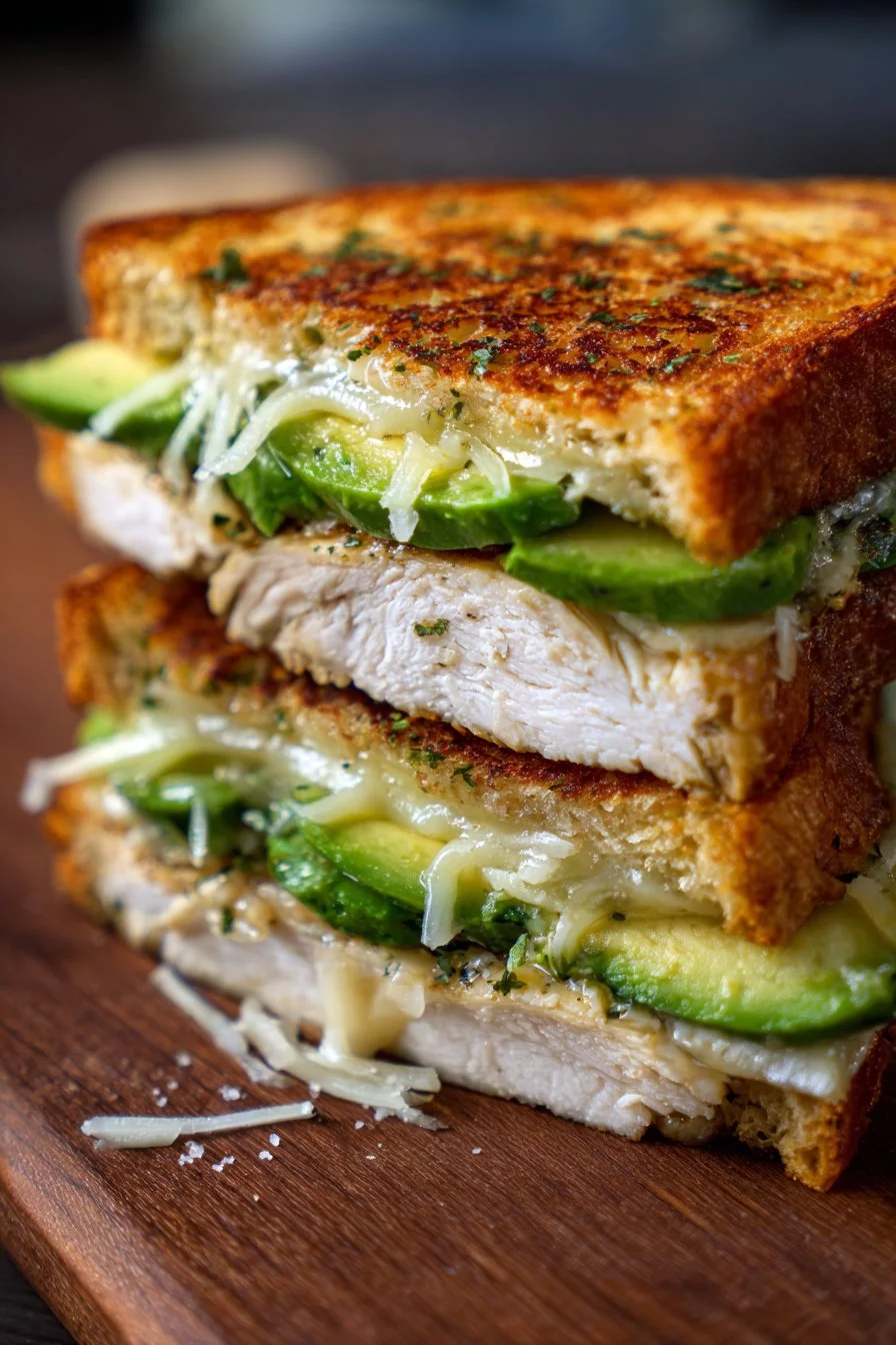 Chicken Avocado Melt Sandwich