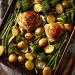 Sheet Pan Garlic Butter Chicken and Veggies