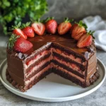 Strawberry Chocolate Cake