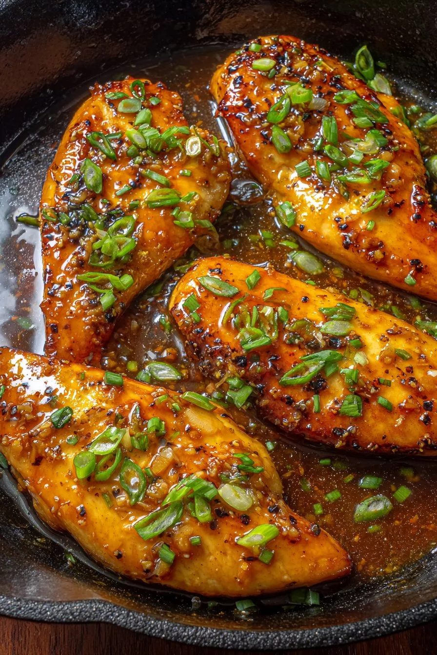 Honey Garlic Chicken Breasts