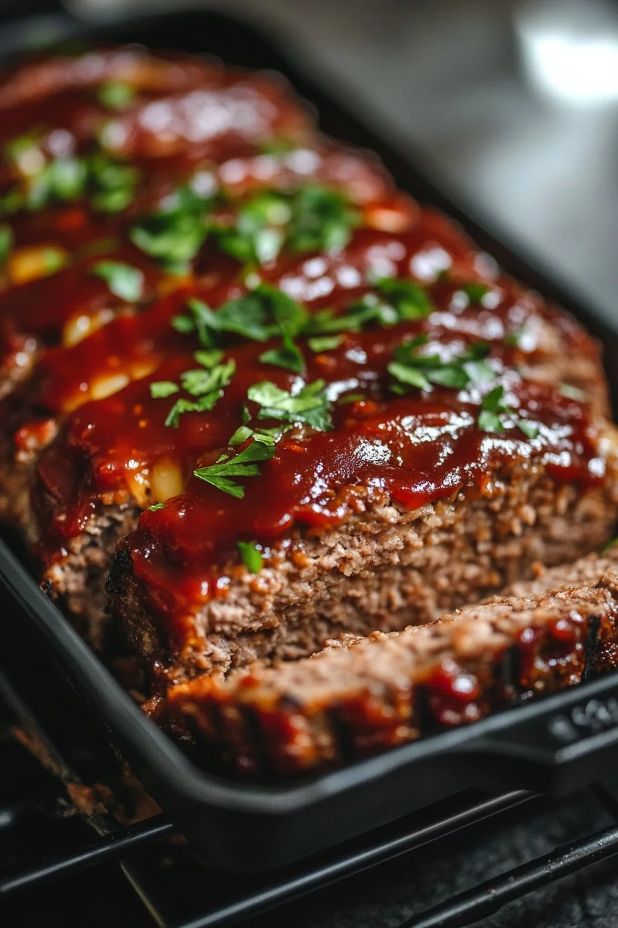 BBQ Cheddar Meatloaf