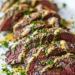 Venison Backstrap with Garlic Butter Sauce