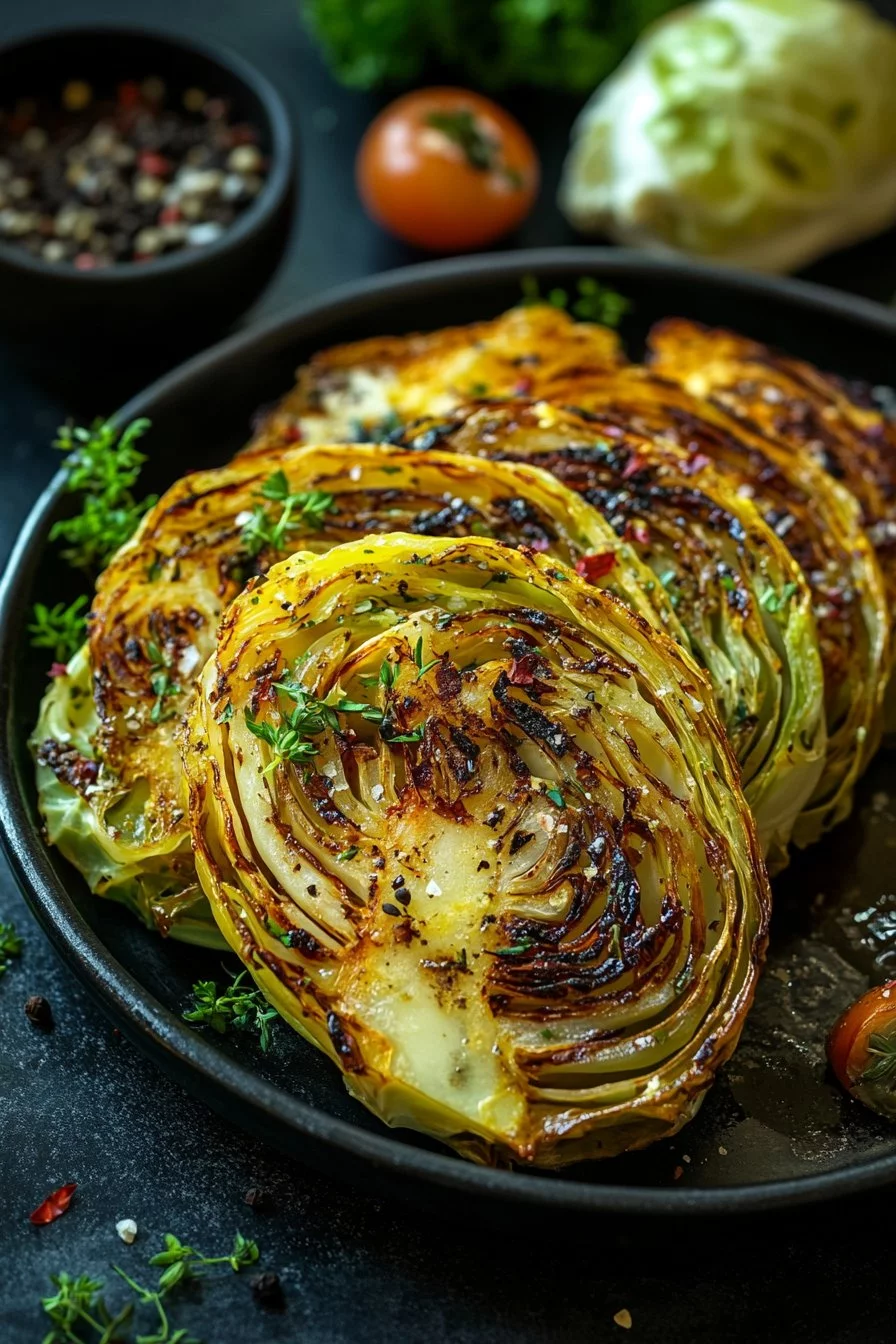 Roasted Cabbage Steaks