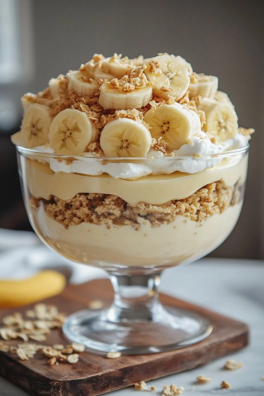 Easy 3-Layer Banana Pudding