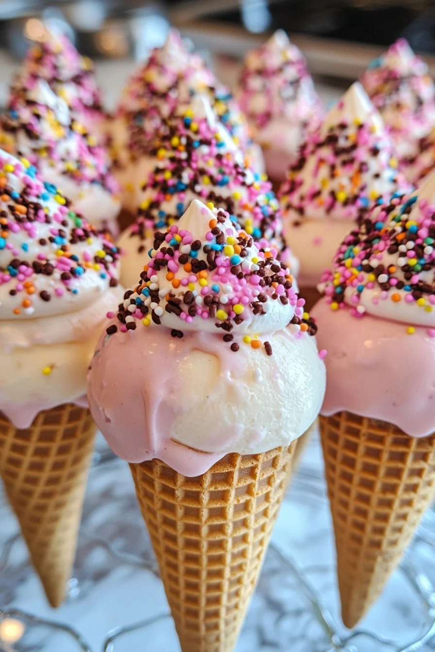 Ice Cream Cone Cake Pops