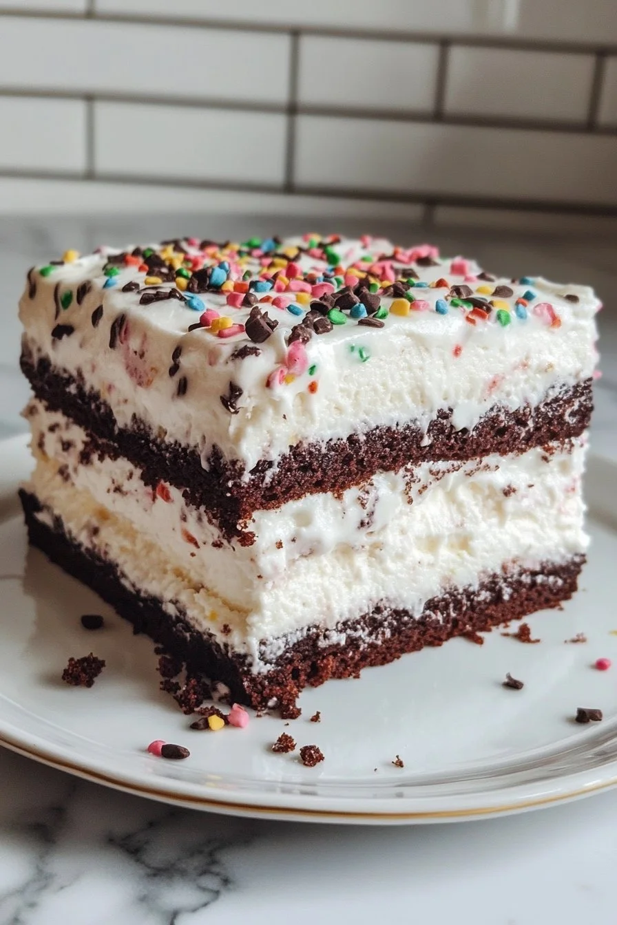 Four-ingredient Ice Cream Sandwich Cake
