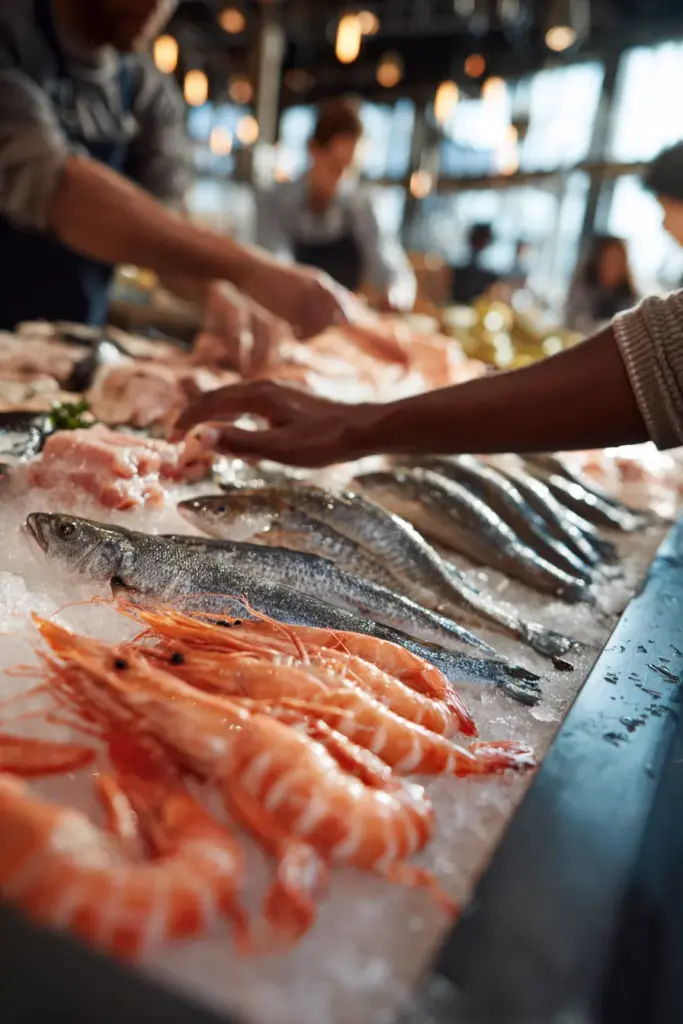 At the Seafood Counter