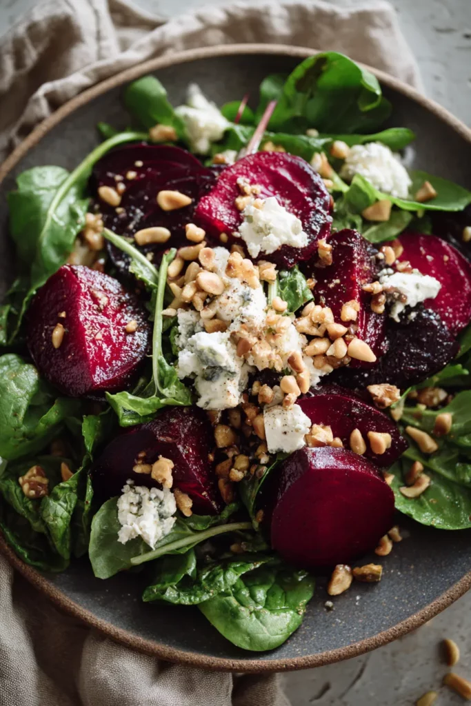 Beet Salad With Fresh Greens