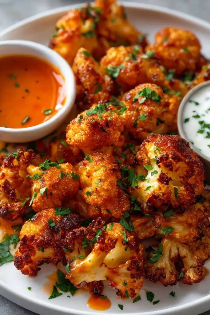 Buffalo Cauliflower Bites