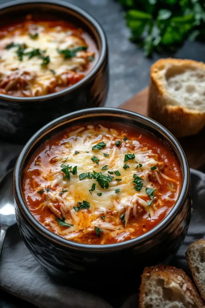 Chicken Parmesan Soup