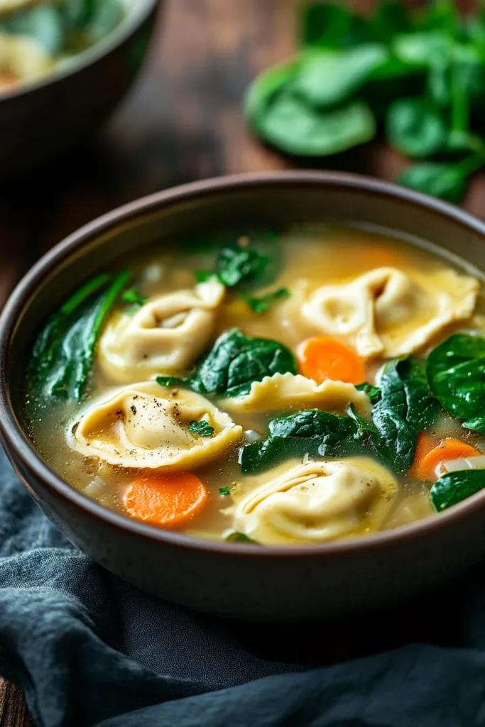 Chicken Tortellini Soup