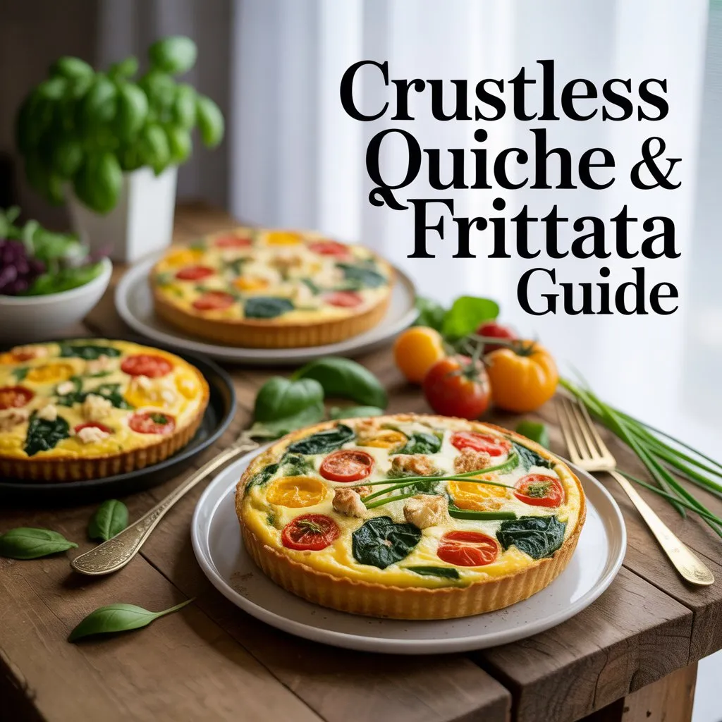 The Complete Guide to Crustless Quiches and Frittatas: Easy, Elegant, Endlessly Adaptable