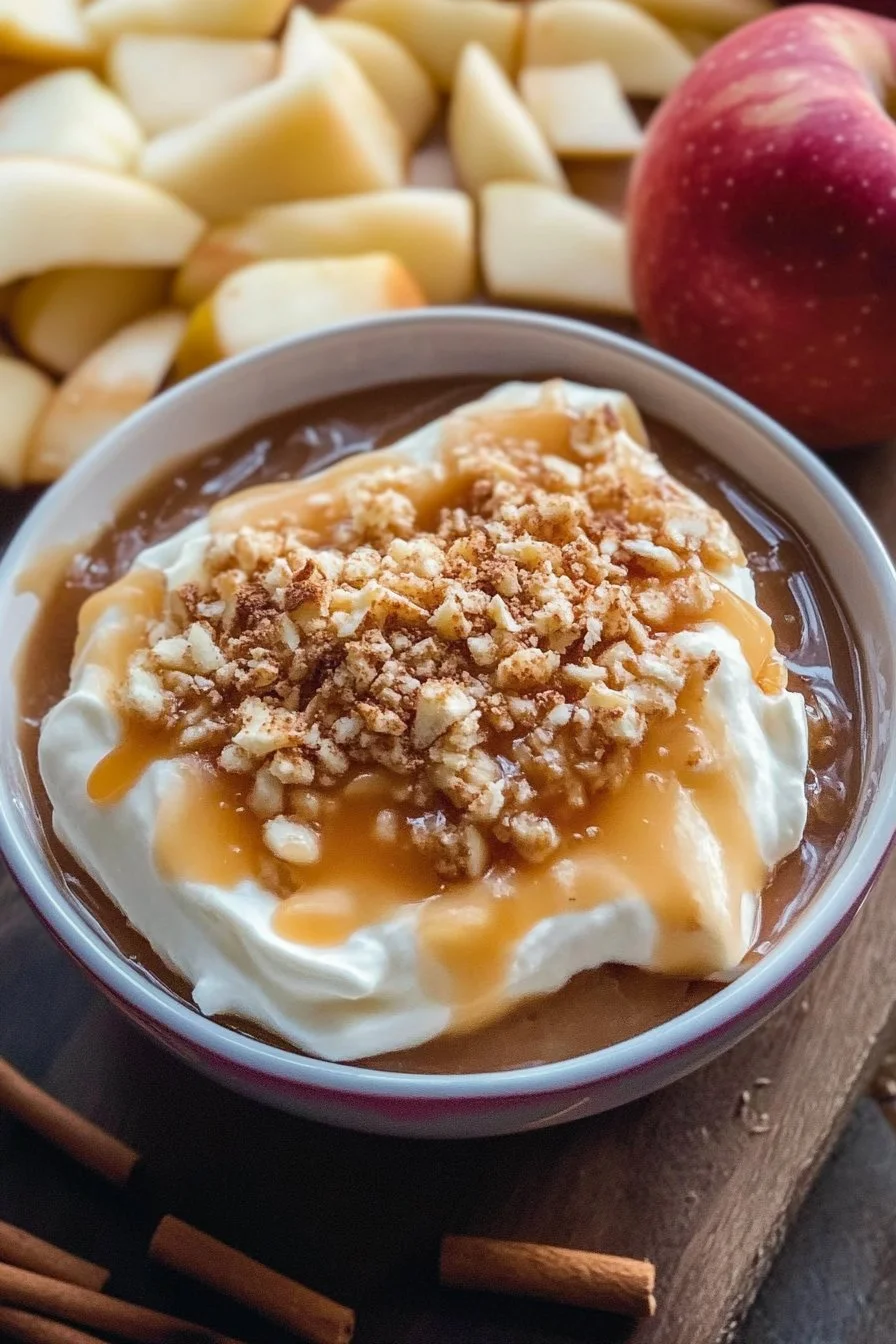 Cream Cheese Caramel Apple Dip