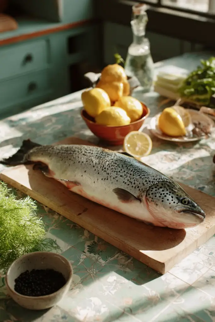 The Complete Guide to Seafood Recipes: From Simple Weeknight Dinners to Elegant Entertaining 2 First Salmon Attempt