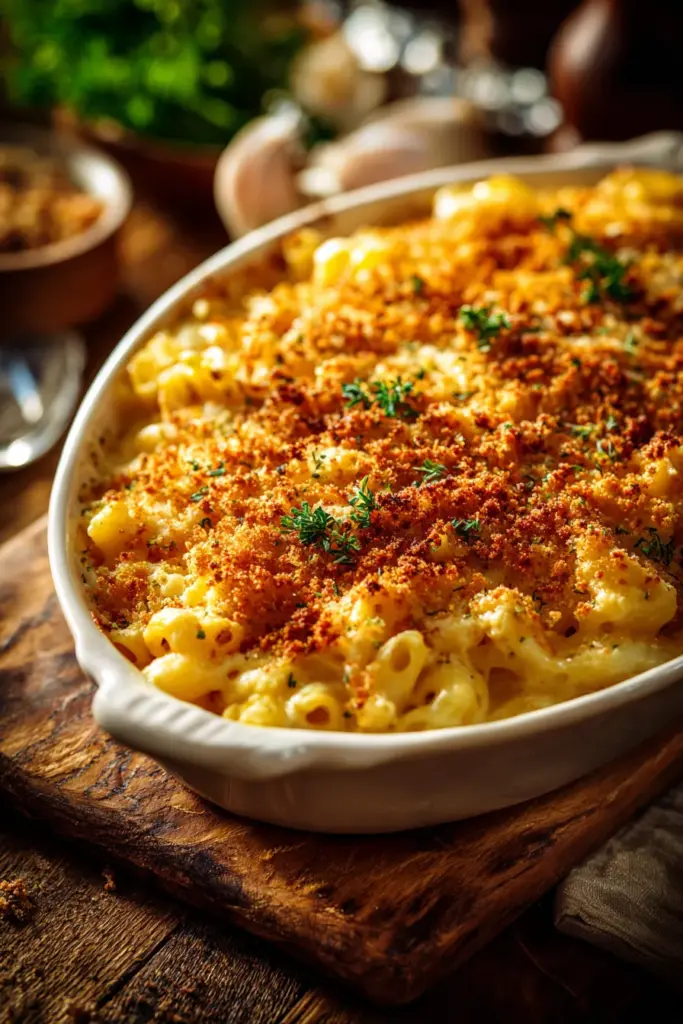 Golden Baked Mac and Cheese