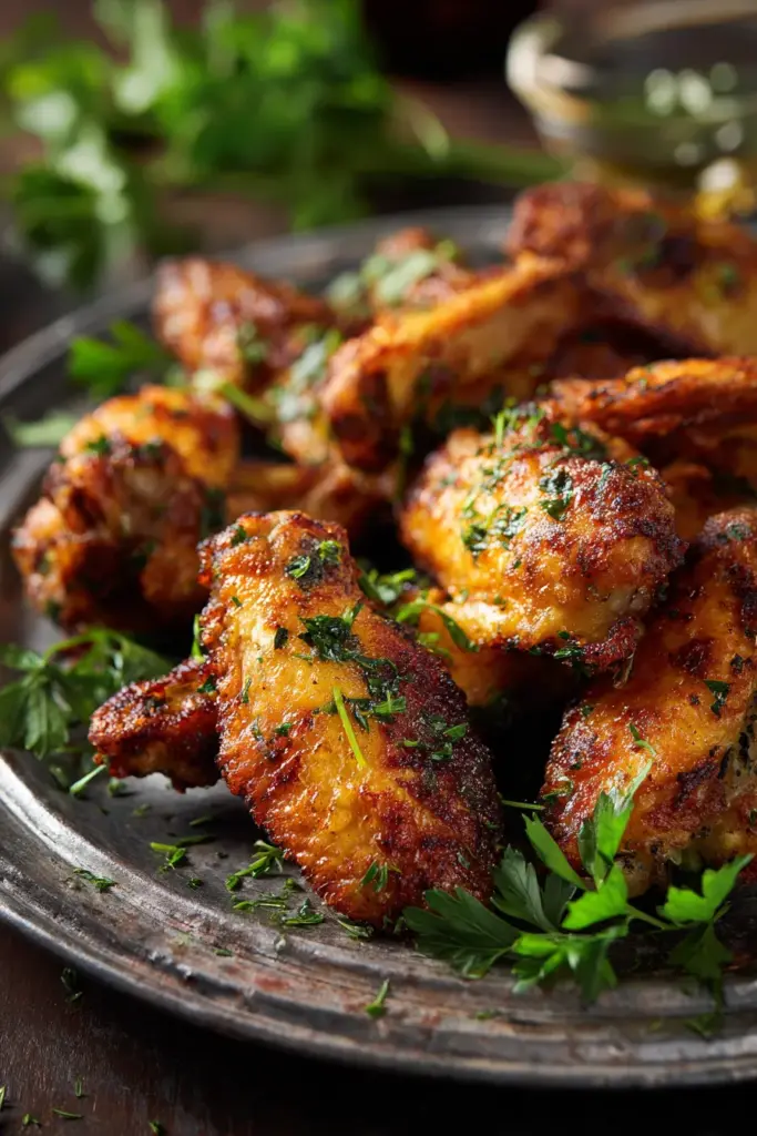 Golden Crispy Chicken Wings
