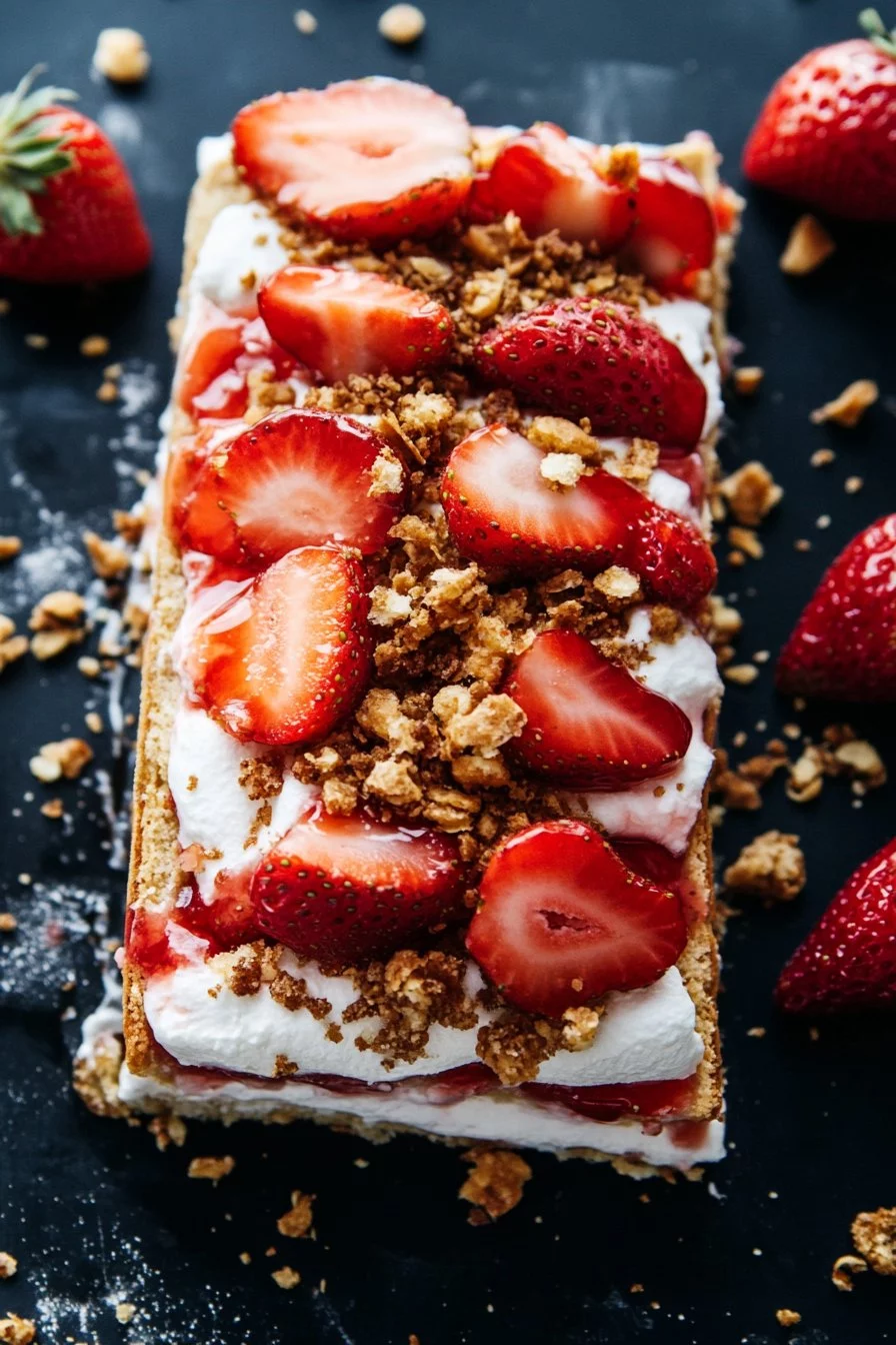 Strawberry Crunch Cheesecake Tacos