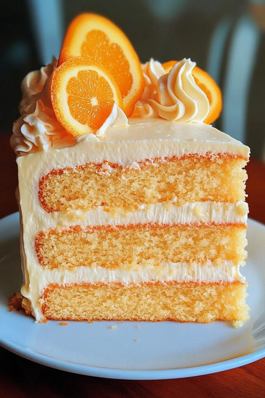 Orange Creamsicle Cake