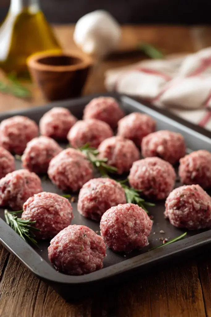 Homemade Meatballs for the Week