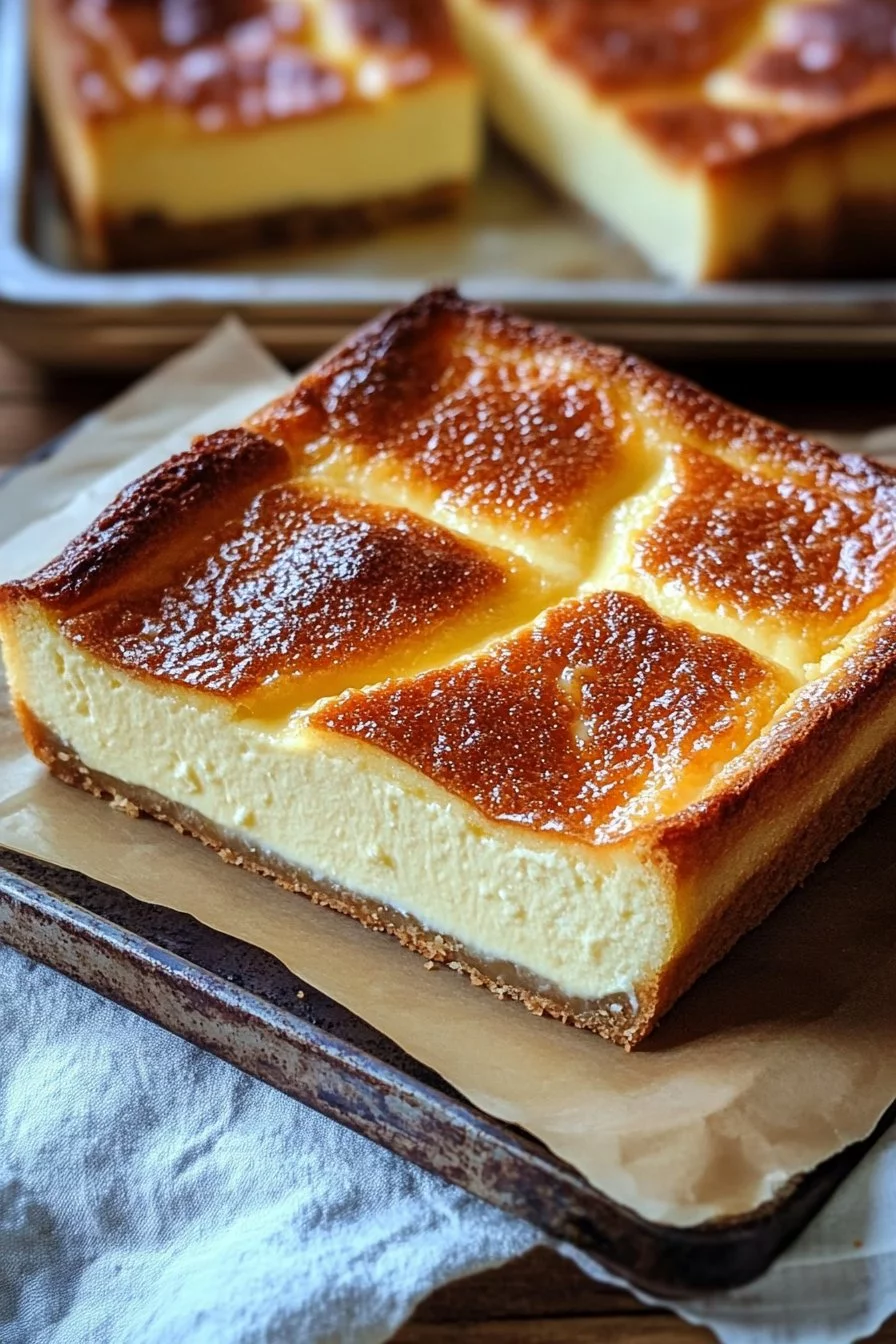 Loaf Pan Basque Cheesecake