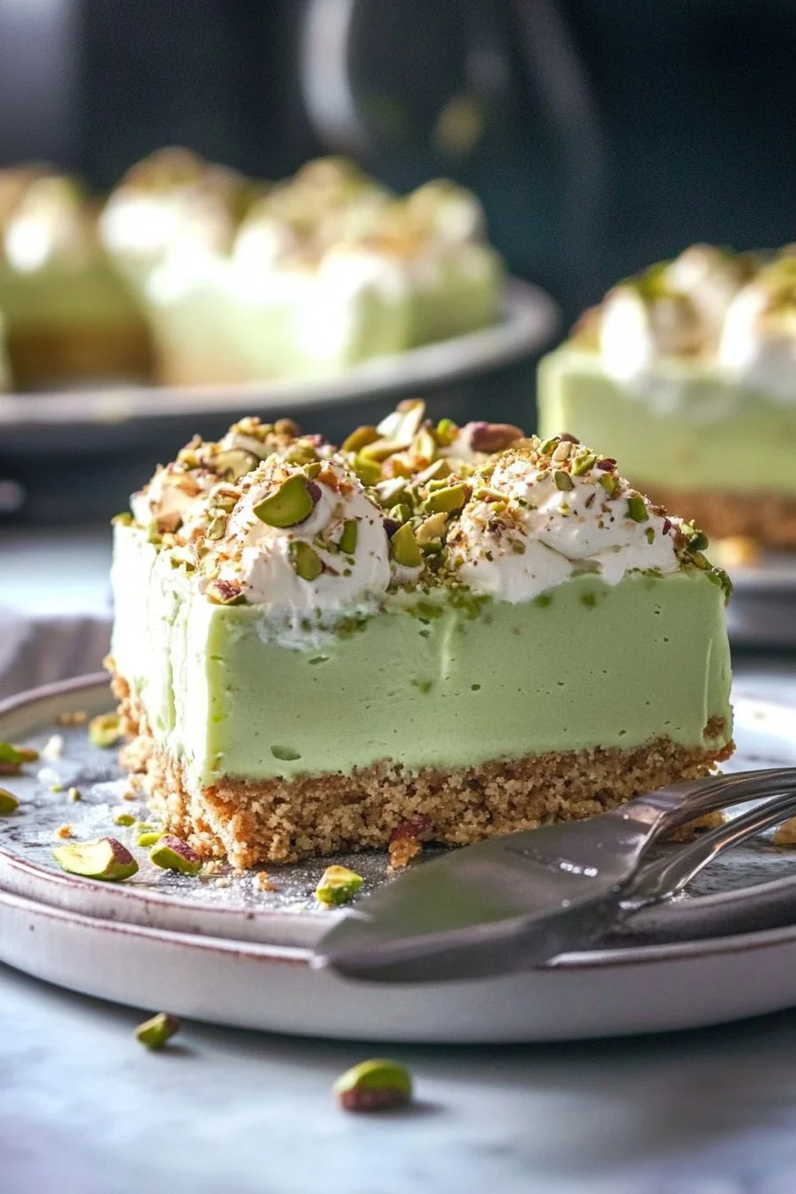 Pistachio Ice Cream Cake