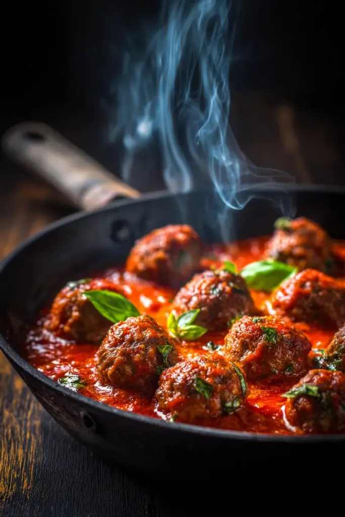 Italian Meatballs in Sauce