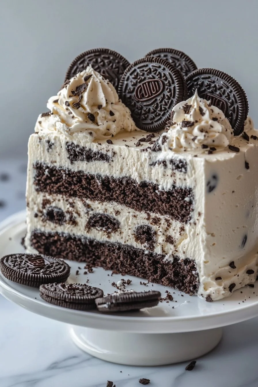 Oreo Cookie Ice Cream Cake