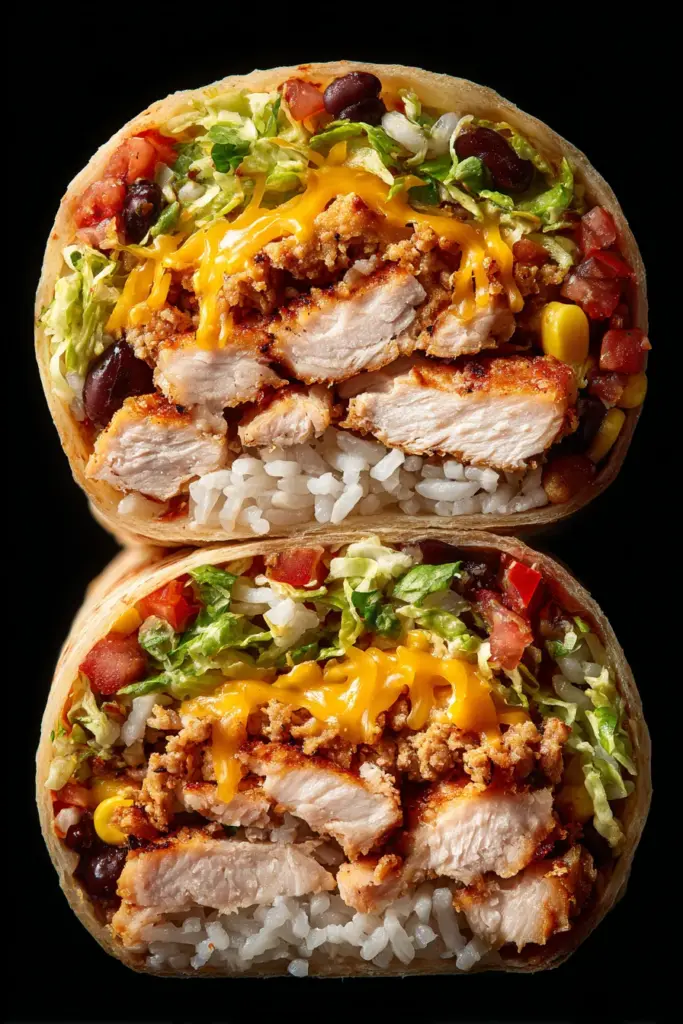 The Complete Guide to Tacos, Wraps, and Handheld Comfort Food 32 Loaded Burrito Cross-Section