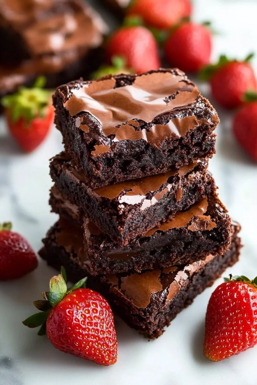 Strawberry Brownies