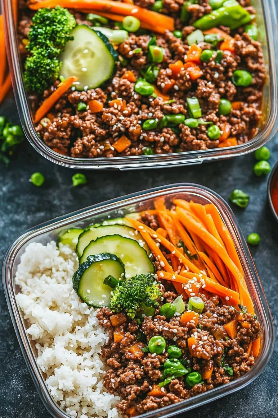 Meal Prep Ground Beef Teriyaki