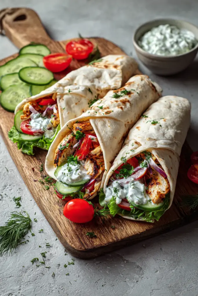 The Complete Guide to Tacos, Wraps, and Handheld Comfort Food 25 Mediterranean Chicken Wraps