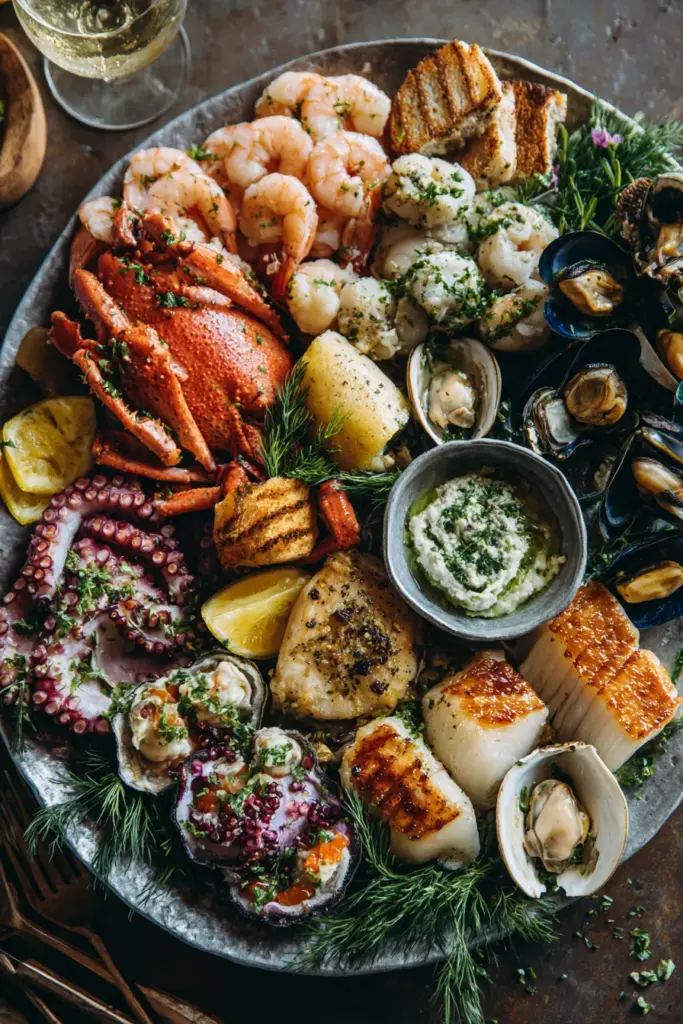 The Complete Guide to Seafood Recipes: From Simple Weeknight Dinners to Elegant Entertaining 19 Mixed Seafood Platter