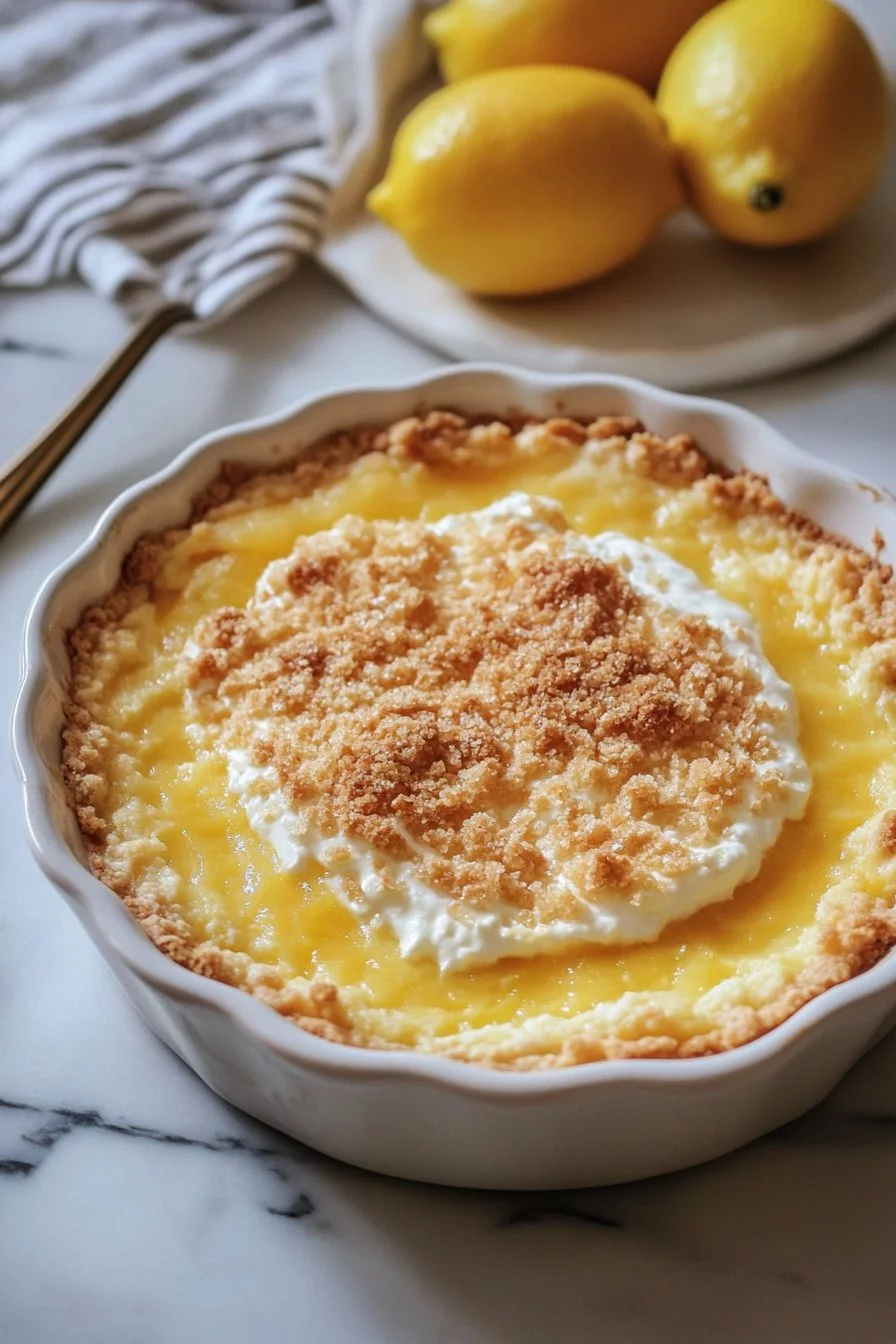 Magic Lemon Cobbler Delight Recipe